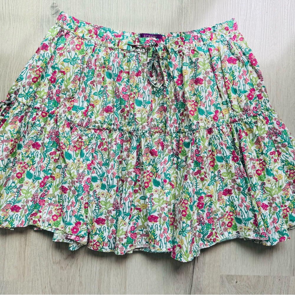J. Crew Liberty Print Floral Mini Skirt - Multicolor Size XS XSmall - Picture 12 of 12